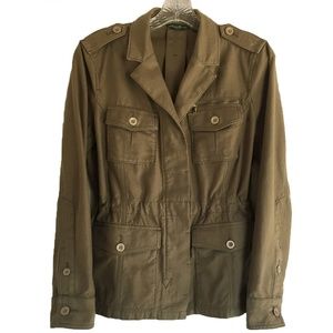 Eddie Bauer Women's Olive Jacket (M)